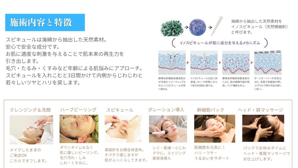 細胞リセットコース施術例　スピキュール